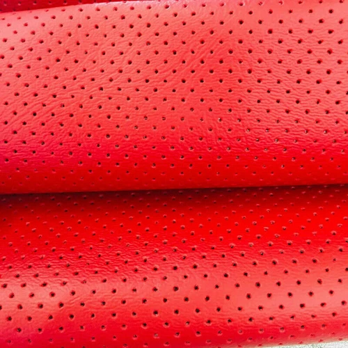 Vinyl Faux Leather Fabric Perforated Sponge Quilted Car Upholstery Materials Sew - Picture 6 of 33