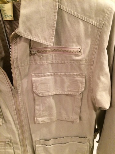 Vintage Men's LL Bean Hunting Jacket Canvas With Lining Size S Excellent Cond. - Picture 2 of 12