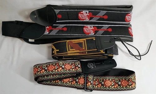 Guitar Strap Lot Gibson, Fender, Lock-It