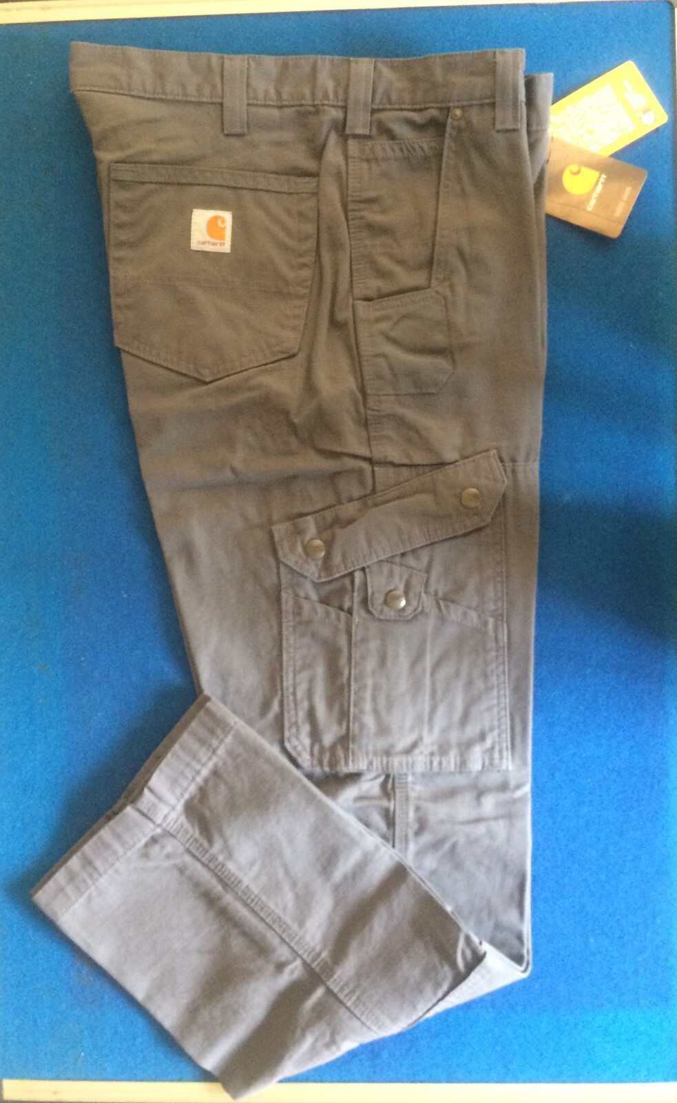 MENS CARHARTT DOUBLE FRONT RIPSTOP CARGO WORK PANTS B342 eBay