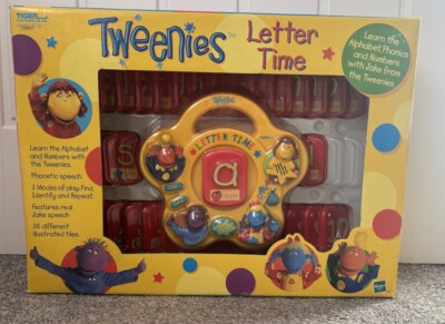 Vintage Tweenies Tiger Hasbro Letter Time elektronisches Spielzeug 2000 Y2K