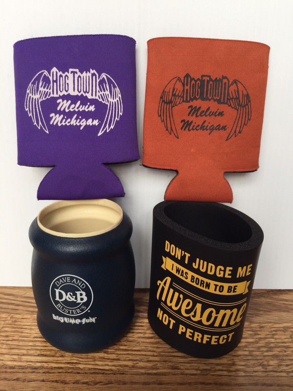 Dave & Buster Hog Town Melvin Michigan Can Coozie Koozie