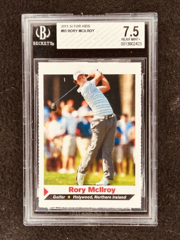 Rory McIlroy 2011 Sports Illustrated for Kids SI golf Rookie Card RC BGS 7.5 NM+