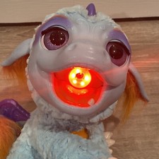 Fur Real Friends Torch My Blazin' Dragon Pet Toy Blue Interactive Play WORKS EUC