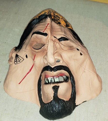 ADULT HALLOWEEN COSTUME MASK LATEX CONVICT COUNTY JAIL LARGE SIZE - Picture 5 of 7