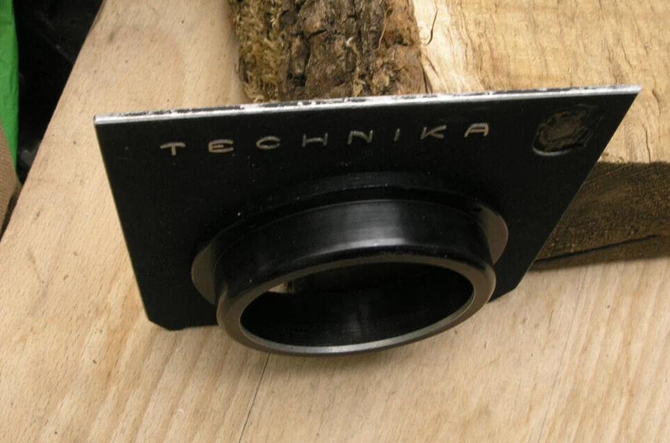 genuine Linhof Technika Lens board for compur 2 offset low hole 15mm top hat - Image 4 of 4