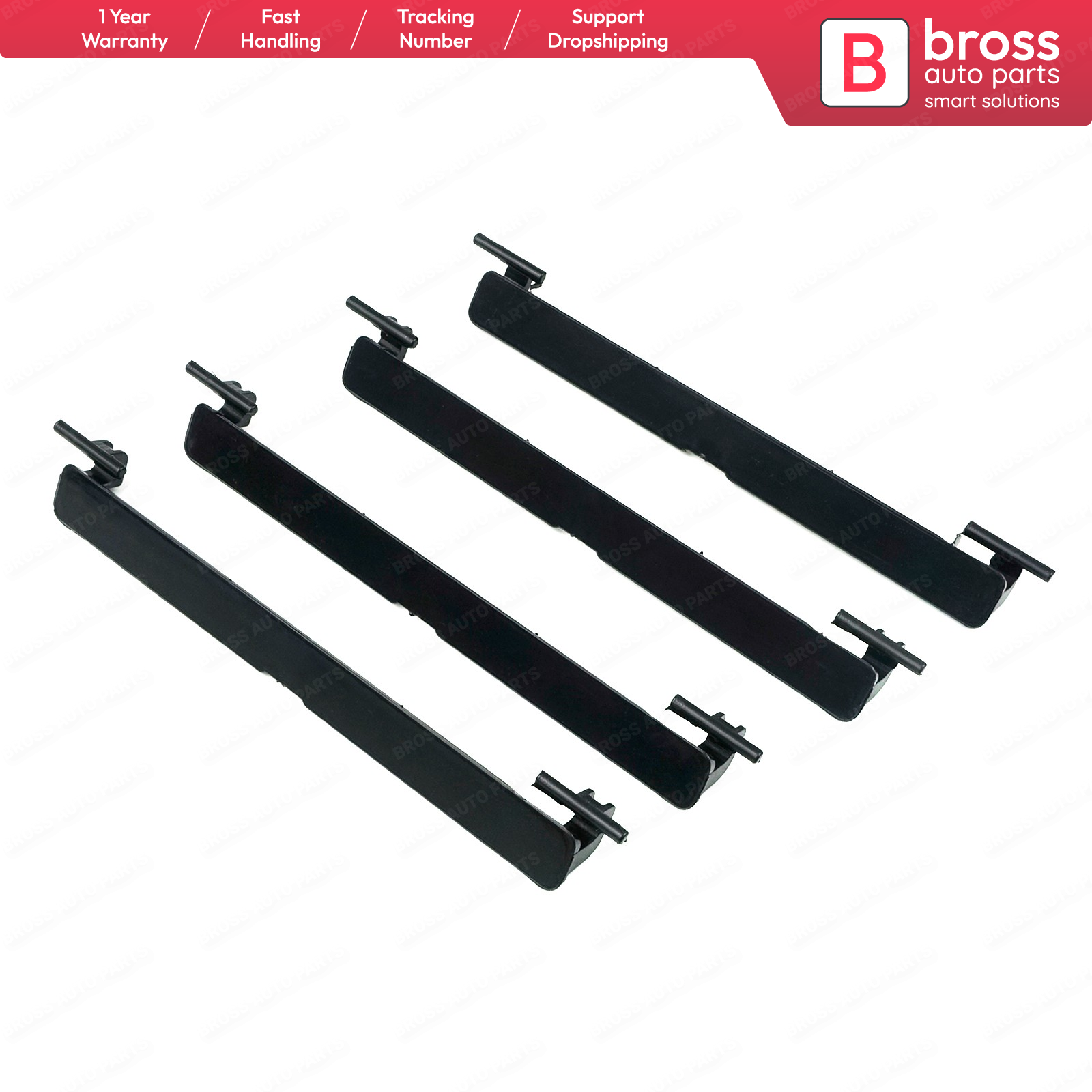 4 Pieces Roof Rack Port Cover Trim 51137274739 for BMW 5 F10 F11 