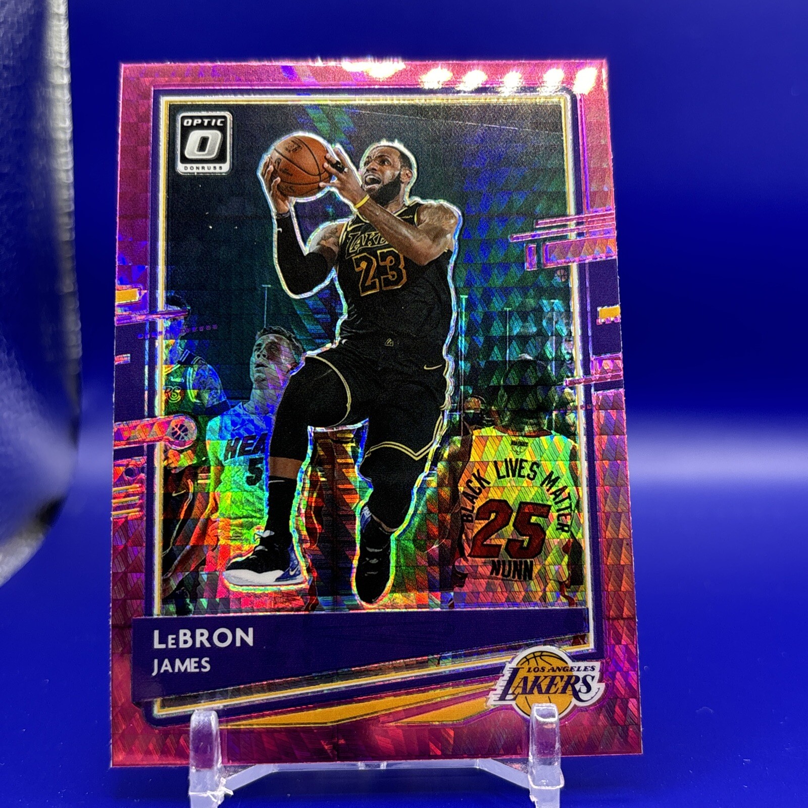 LEBRON JAMES 2020-21 DONRUSS OPTIC BASKETBALL PINK HYPER PRIZM Lakers 13