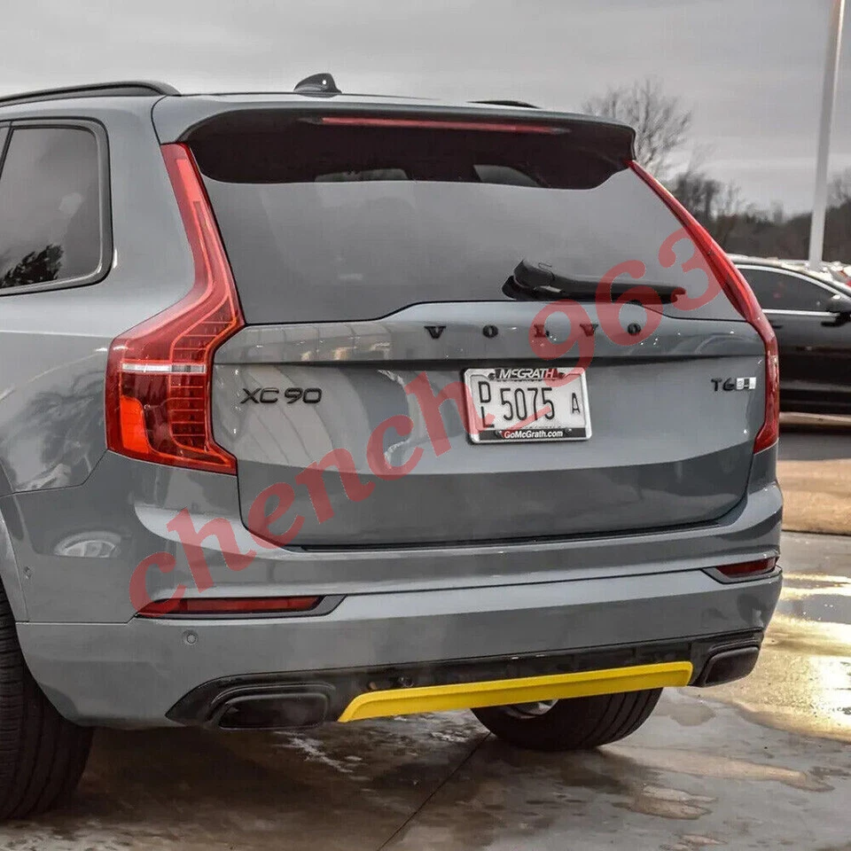 For Volvo Rear Trunk Lid Letter Logo Badge Nameplate Emblem Sport Gloss Black - Image 3 of 3