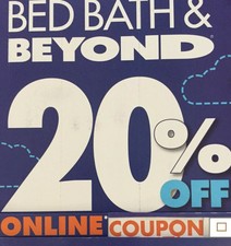 1 Bed Bath Beyond 20 Off 1 Item Online Coupon Exp July 6