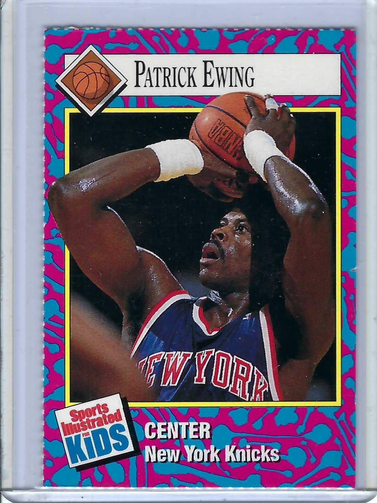 1993 SPORTS ILLUSTRATED FOR KIDS NEW YORK KNICKS PATRICK EWING CARD # 166
