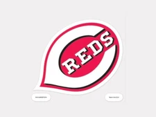 MLB Cincinnati Reds Logo on 4"x4" Perfect Cut Decal Single WinCraft