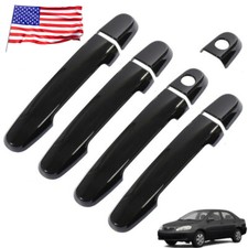For 03-11 Toyota Corolla 02-06 Camry 02-11 Rav4 Gloss Black Door Handle Covers For 03-11 Toyota Corolla 02-06 Camry 02-11 Rav4 Gloss Black Door Handle Covers
