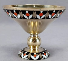 Russian Soviet Era Gilt Silver & Enamel Sherbet / Ice Cream Cup 20th Century Russian Soviet Era Gilt Silver & Enamel Sherbet / Ice Cream Cup 20th Century - Image 1