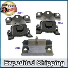 Engine Motor Mount Set 3PCS 2994 2994 2811 M1194 Fits 99-06 Chevrolet GMC 4.3L