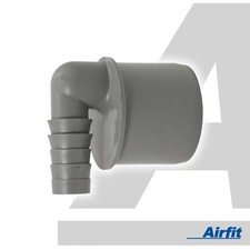 Airfit Schlauchnippel, 90&deg; gewinkelt DN 50 f&uuml;r Schlauch von &Oslash; 19 bis 21 mm