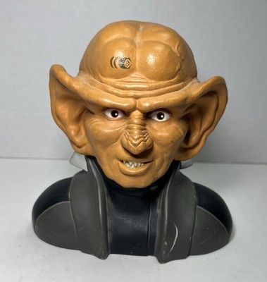 Vintage Star Trek Ferengi Bust Coin Bank Thinkway 1993 1994