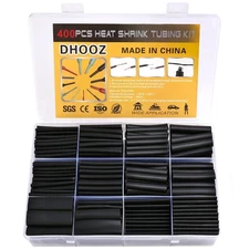 400 Pcs Wire Heat Shrink Tubing Kit With Adhesive lined, Industrial... 