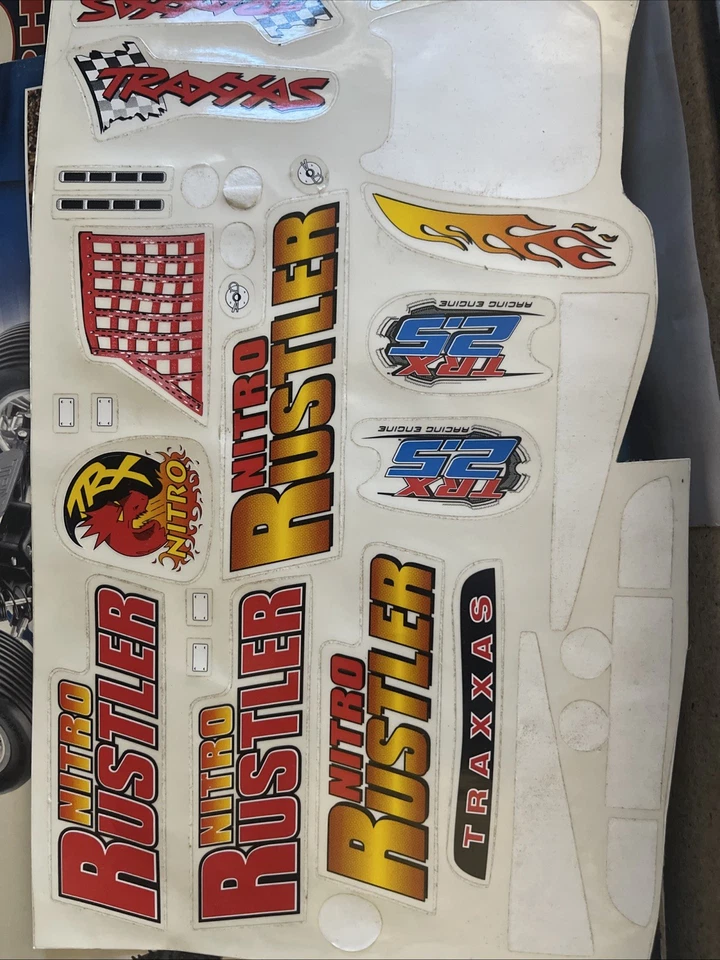 Camión clásico raro Traxxas Rustler 2x2 Nitro Stadium: funciona bien. RTR Foto 4 de 4