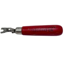 Vintage Edlund Red Handle Can & Bottle Opener Advertising Promo