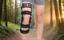 Komzer ACL Knee Brace XXL Right - Hinged ROM Orthosis for Ligament Injuries NEW