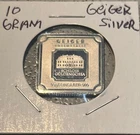 Geiger 10 Grams .999 Fine Silver Bar