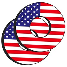 Premium Grip Donuts for Dirt Bike Motorcycle MX BMX - American Red/White/Blue