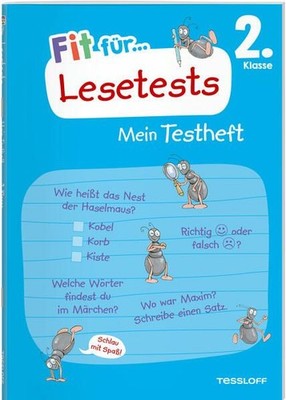 Fit für Lesetests 2. Klasse. Mein Testheft: Texte sicher verstehen und Lesetests