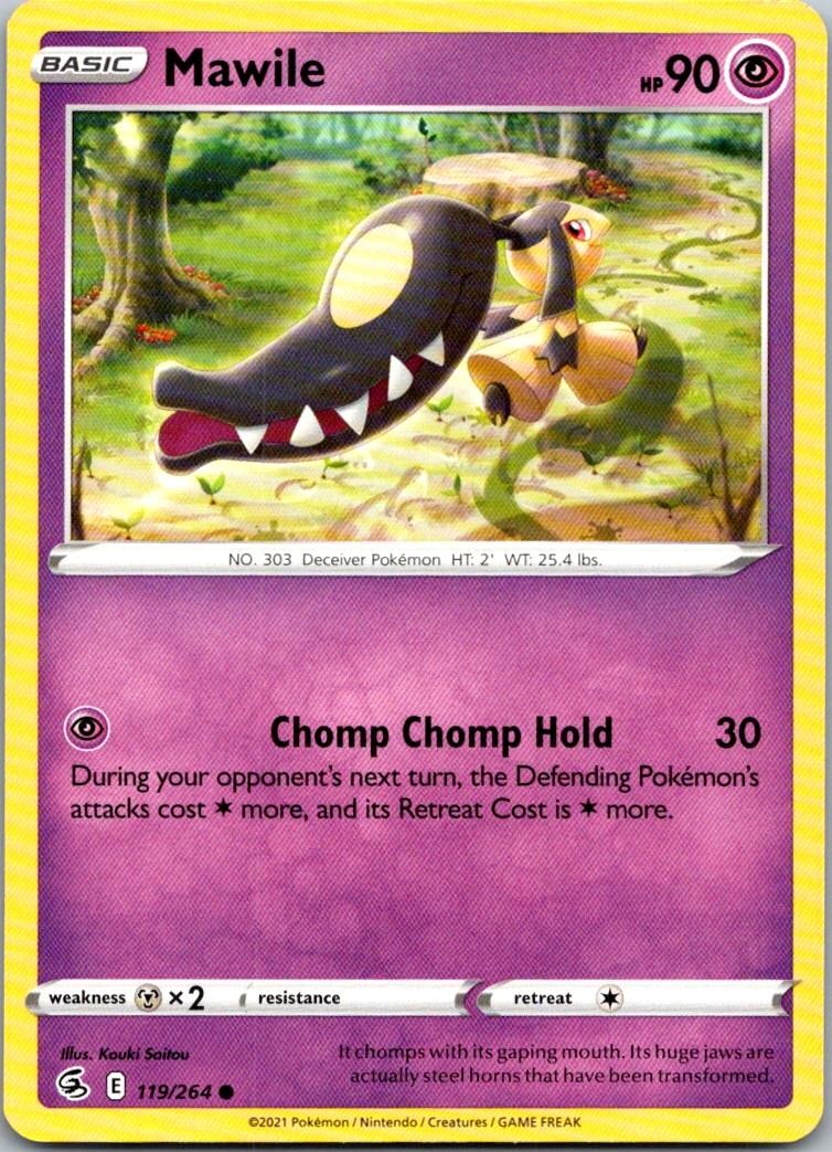 Mawile 119/264 Common Fusion Strike Pokemon Near Mint