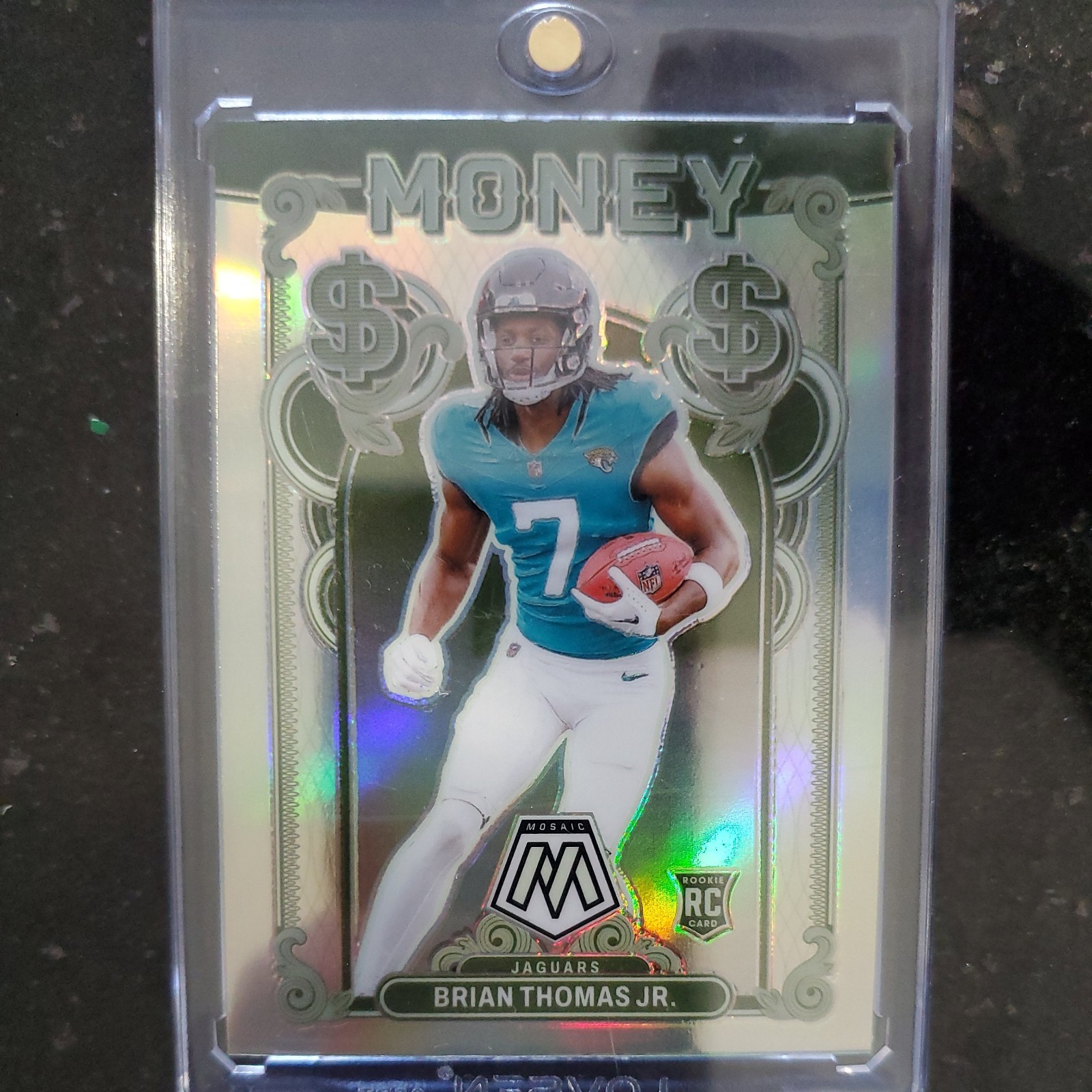 2024 Panini Mosaic 🏈 Brian Thomas Jr. Money Prizm #9 Case Hit Silver RC SSP