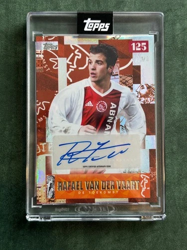 2025 Topps AFC Ajax 125th Anniversary Rafael Van Der Vaart Auto Red 3/5