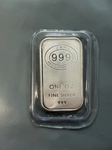 JBR Recovery 999 Fine Silver 1 oz Bar In Capsule