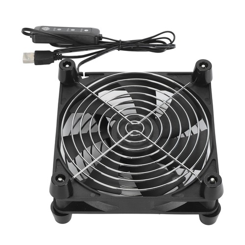 140mm Computer Fan 3 Speed 5V USB Powered 2800RPM Portable Computer Case Cool FG - Afbeelding 7 van 24