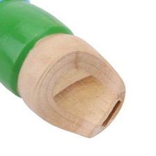 Wooden Piccolo Flute Sound Musical Instrument Early Education Toy Gift For QVPP