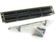 Ortronics 48-Port Cat5e Patch Panel T568B, 110 OR-851004038