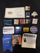 United Airlines Badges & Pins Lot of 16 Collectible Employee Vintage Variety