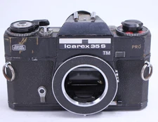 Black Zeiss Ikon Voigtlander Icarex 35S TM Pro m42 Film Camera Body Parts As Is