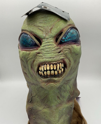 Spirit Green Alien Latex Mask Halloween Scary Costume Cosplay NEW Fast Free Ship