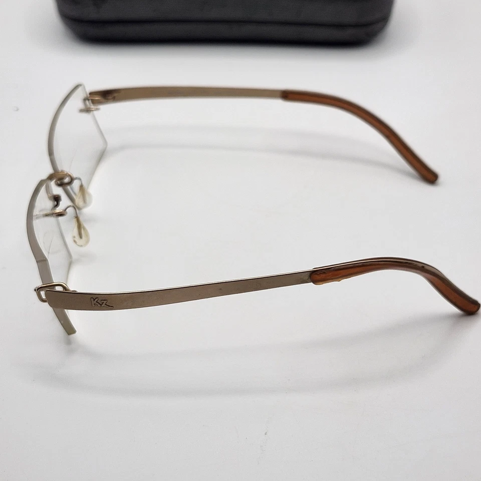 Monturas de gafas Kazuo Kawasaki MP 704 #22 titanio plata sin montura 19 145 Japón Foto 2 de 4