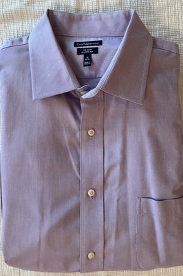 Purple Cotton Dress Shirt 