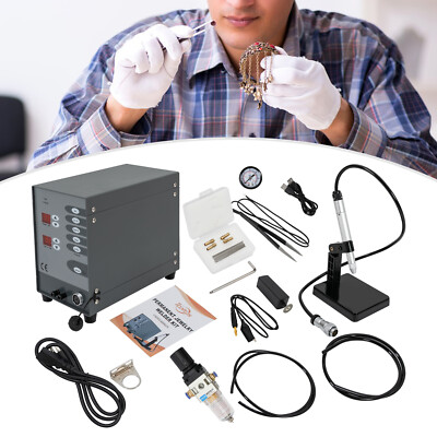 Jewelry Spot Welding Machine, 110V 60HZ Pulse Argon Arc Permanent Jewelry Welder