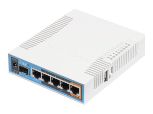 MicroTik hAP ac 500Mbps 10,100.1000Mbps IEEE 802.11a RB962UIGS-5HACT2HNT - Picture 1 of 1