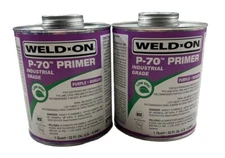 WELD-ON 13994 P-70 Purple Primer Industrial Grade 32 Oz Each Pack Of 2