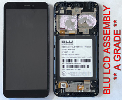 BLU STUDIO MINI 2023 ST1020T LCD Display Digitizer Touch Screen + Frame *A GRADE
