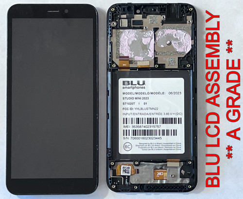 BLU STUDIO MINI 2023 ST1020T LCD Display Digitizer Touch Screen + Frame *A GRADE