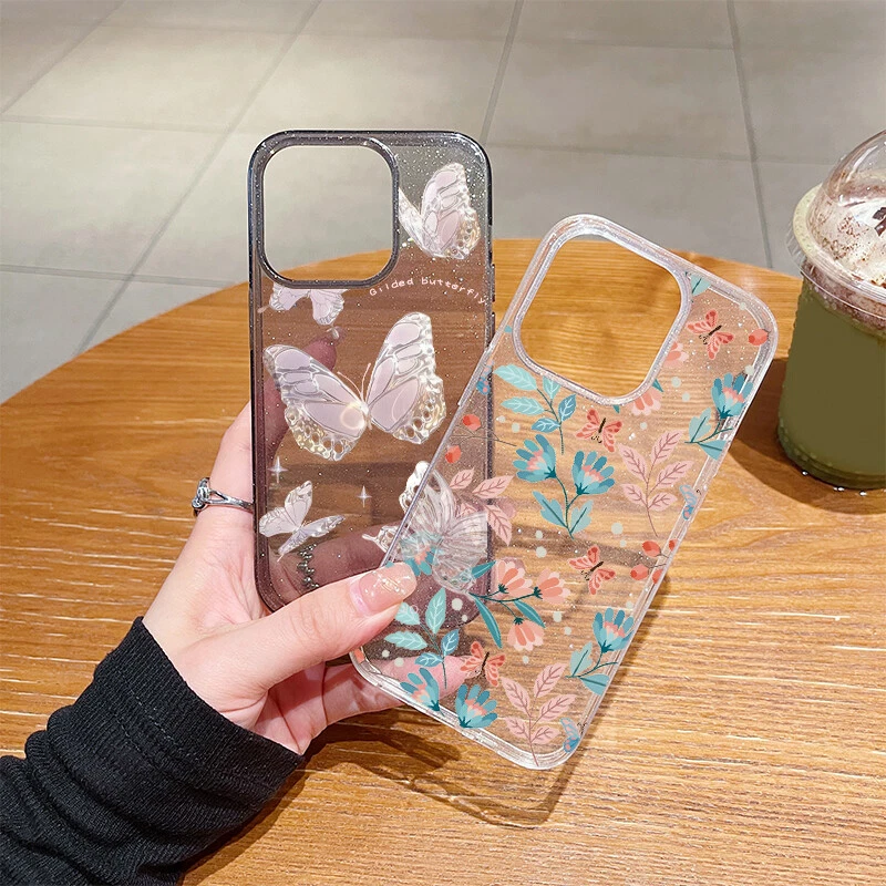 Shockproof Silicone Clear Phone Case for iPhone 15 14 13 12 Pro Max 11