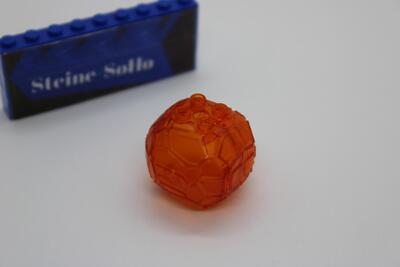 Lego (c) 1x Felsen Stein - Vulkan Cont - 4x4 - 23447 - transp orange - Zubehör