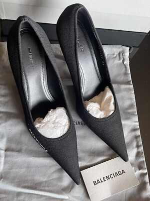 アウトレット BALENCIAGA KNIFE パンプス Balenciaga Knife Stretch Pointed Sock Bootie Heels Size 38