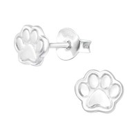 Pfotenabdruck Kinder Ohrringe 925 Silber FüR MäDchen Schmuck Geschenk