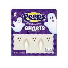 PEEPS (2-PACK) Made in USA - White Marshmallow  Ghost (12 count) 6 oz